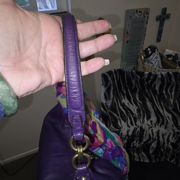 Coach Madison Hobo Bag - Purple - Picture 7 of 8